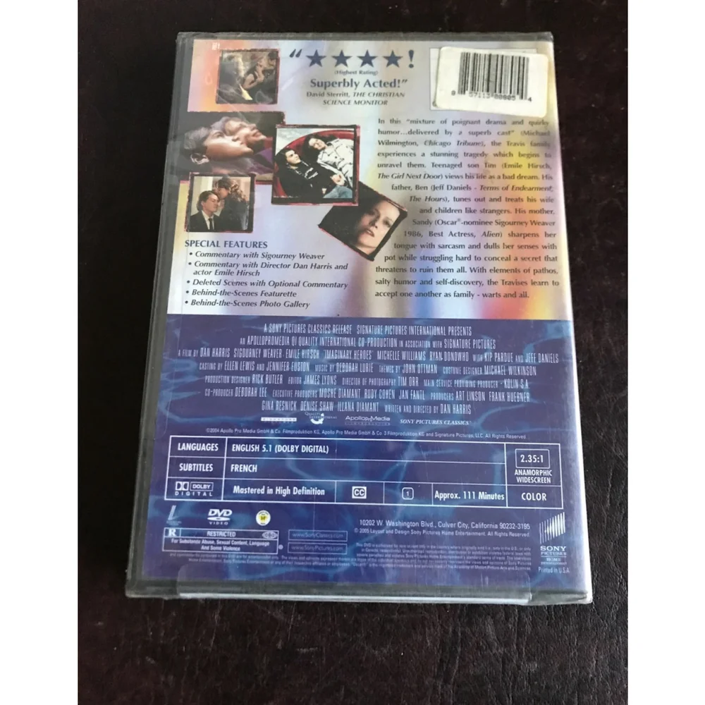 Imaginary Heroes DVD